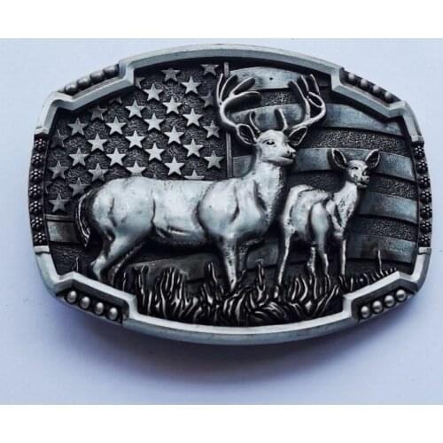 Hot Sale Heritage Wildlife Western Animal Deere Belt Buckle