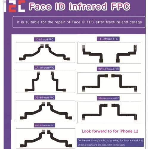 I2C InFrared FPC Flex Cable For Assistant Face ID Dot Projector Repair Swap Components For iPhone X XS XSM XR 11 PRO MAX Repair