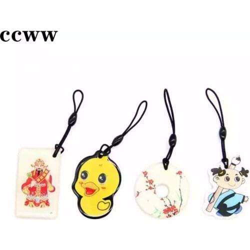 Multiple Choices 125KHz EM4305/EM4205 Writable Keyfobs RFID Dropping Glue Keychain Token Tag Access Control Card