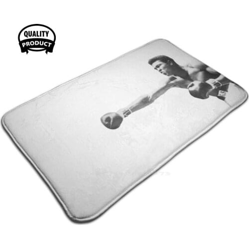 Ali 3D Soft Non-Slip Mat Rug Carpet Foot Pad Muhammad Ali Ali Cassius Clay Boxing Boxer Heavyweight Gym
