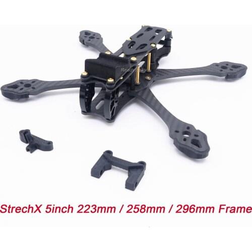 StrechX 5inch 223mm / 6inch 258mm / 7inch 296mm FPV Carbon Fiber Frame Quadcopter for 20*20m / 30.5*30.5mm FC BN-220 GPS FPV KIT