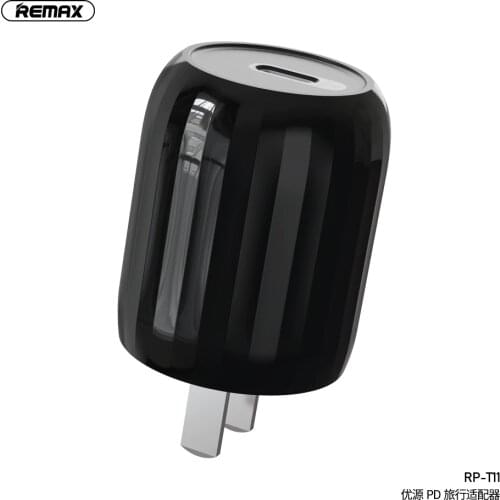 PD type c output charger output 5v3a 9v2a 12v1.5a pc fireproof material metal pins pd adapter fast charging