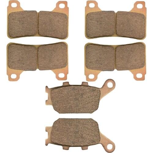 Motorcycle Parts Front & Rear Brake Pads Kit For HONDA CBR1000RR CBR1000 RR CBR 1000 RR Fireblade 2004-05 Copper Based Sintered