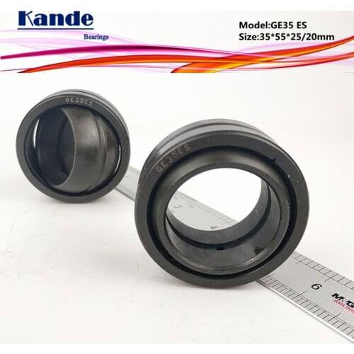 Kande Bearings GE35ES Radial spherical plain bearings (bulk eye bearings) 2pcs GE35 ES 35*55*25(20)mm GE35