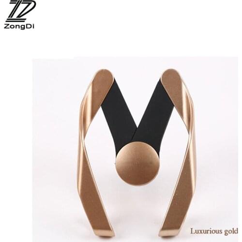 ZD 1Pc For Audi A4 B7 B5 A6 C6 Q5 TT Honda Civic 2006-2011 Fit Accord CRV Car Air Conditioning Outlet Mobile Phone Stand Holder