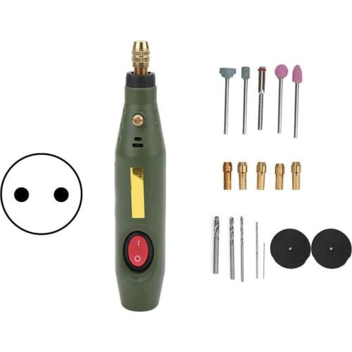 Mini Electric Drill Grinder Engraver Rotary Carver Tool Kit Agate Wood Carving tools AC 100-240V