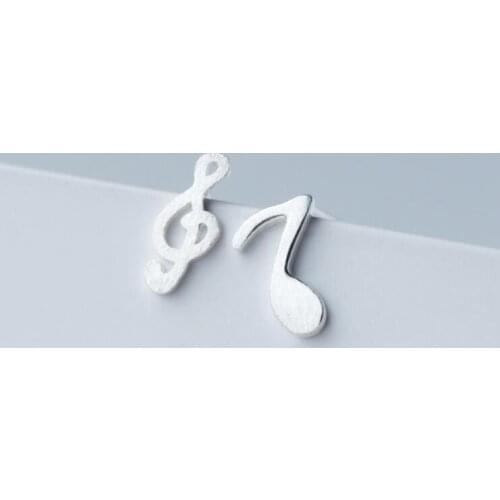Shuangshuo Ethnic Music Note Stud Earrings for Women Earrings Set Music Note Earings Fashion Jewelry boucle d'oreille S026