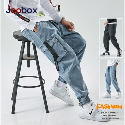 Tactical Pants Men Joggers Cargo Baggy Harem Japanese Streetwear Ankle Harajuku Casual Sport Vintage Hip Hop Jeans Pants Men 8XL