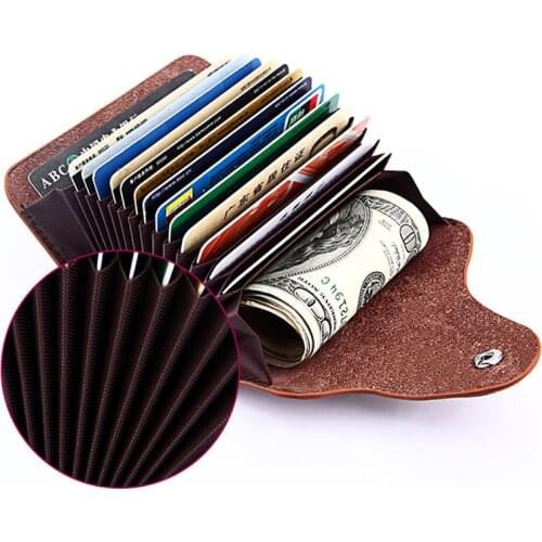Unisex Business Card Holder Wallet Bank Credit Card Case ID Holders Women Cardholder Porte Carte