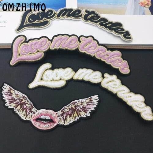 Embroidered Patches for Clothing Iron on Sew Applique Cute Patch Fabric Clothes Shoes Bags DIY Decoration