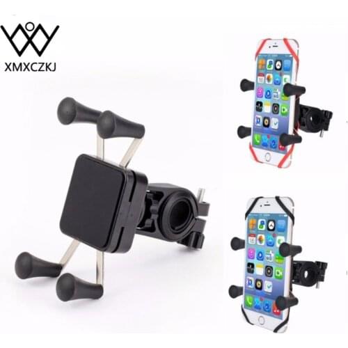 XMXCZKJ Bike Bicycle Mobile Phone Holder Accessories Stand Support For iPhone X Cell Phone Motorcycle Mount Holder