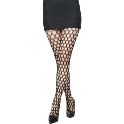 Women Fashion Sexy Fishnet Pattern Jacquard Stockings Pantyhose Tights For Daily Life All Match