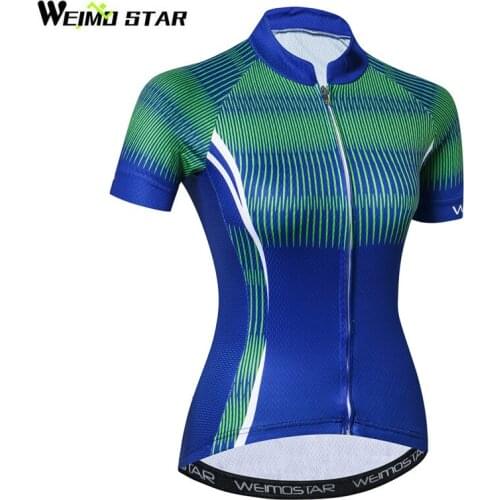 Weimostar Cycling Jersey Women Short Sleeve 2018 pro Team Cycling Clothing Quick Dry Bicycle mtb Jersey Downhill Bike Jersey Top