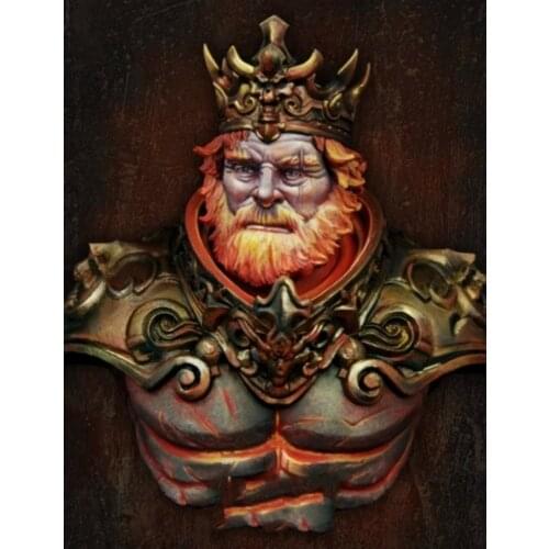 1:10 Resin Bust Model Kit King Unpainted XX41D