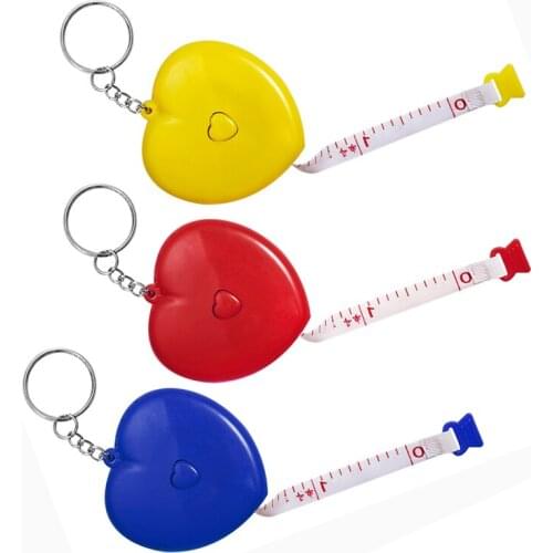 10PCS 1.5M Retractable Ruler Portable Measuring Tape Multipurpose Mini Measure Sewing Ruler Flexible Ruler Sewing Tools