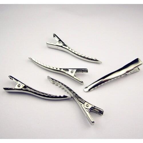 100pcs/lot 4.5cm Alligator Clips hair clip hair pin Nickel and lead free Drop shipping