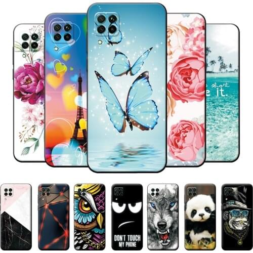 For Huawei P40 lite Case Soft TPU Protector Back Cover For Huawei Nova 7i Cases Cover Beautiful Phone Bumper For Huawei Nova 6SE