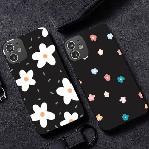 Flowers pink design painting Phone Case for iPhone 12 11 mini pro XS MAX XR 8 7 6 6S Plus X 5S SE 2020