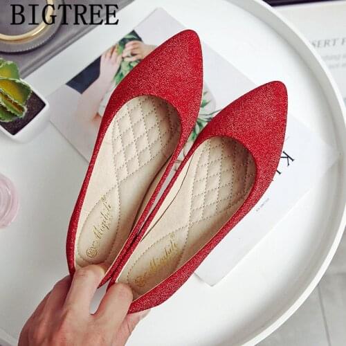 Black Flats Glitter Shoes Luxury Shoes Women Designers Korean Shoes Fashion Pointed Toe Flats Zapatos Elegantes De Mujer Туфли