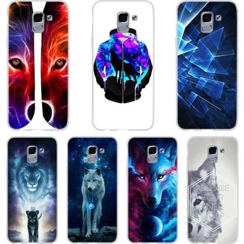 Cool Wolf Hipster Print Phone case For Samsung Galaxy J6 J4 J8 Plus J7 2018 J3 J5 J7 Prime Pro 2017 2016 Covers