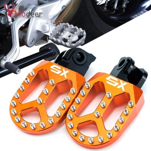 For 65SX 85SX 125SX 250SX 65/85/125/250 SX 250SX-F 250 350 450 SX-F SXF CNC motorcycle Billet wide footrest pedals footrest