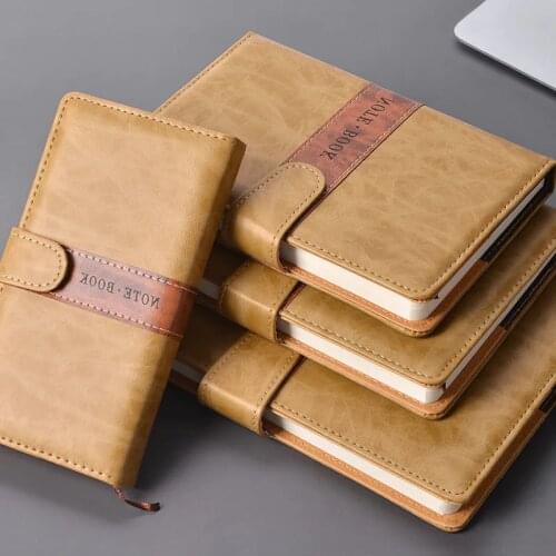 Diary Notebook A5 Vintage Lockable Paper PU Leather Note Book Traveler Journal Weekly Planner School Stationery Gift 360pages