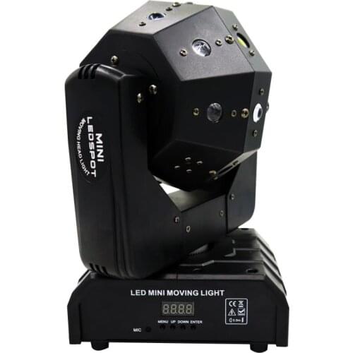 16X3W Double Arms Beam Light DMX512 Moving Head Light Football Laser Light DJ Bar Party Show Stage Light 16/18