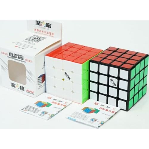 Mofangge Thunderclap 4x4 Magic Cube Puzzle Black/White/Stickerless Cube Toys