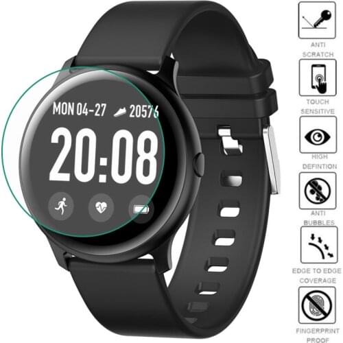 3pcs TPU Soft Protective Film Guard For RUNDOING LYKRY KW19 Smart Watch Women Men Smartwatch Screen Protector Cover Protection
