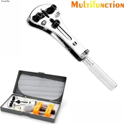 Watch Case Opener Kit Screw Back Remover Rear Cover Opening Devices Changing Battery Tool Watch Replacement Repairing Tool New