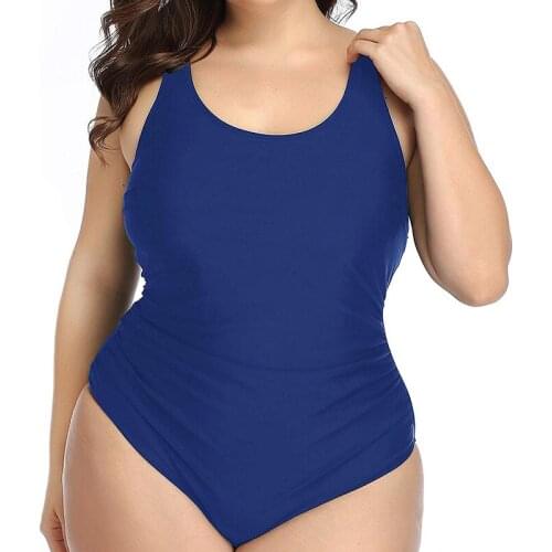 2021 New Plus Size 5XL One Piece Swimsuit Women Monokini Swimwear Bathing Suit Female Swimming Suit Beachwear