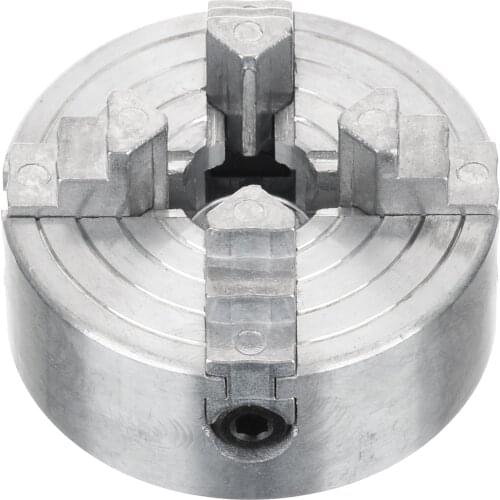 New Aluminum Metal Lathe Chuck Z011A 4-Jaw Chuck Clamp Accessory For Mini Metal Lathe Accessories Drill Chuck
