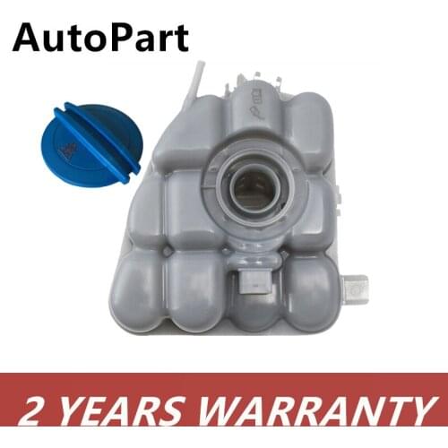 NEW Radiator Coolant Overflow Bottle Expansion Tank Reservoir + Cap Coolant For Volkswagen Touareg 7P0 121 407 B 7P0121407B