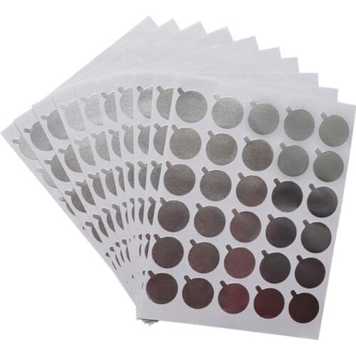 300 pcs disposable Eyelash glue holder Pallet Eyelash Extension glue pads adhesive drop sticker