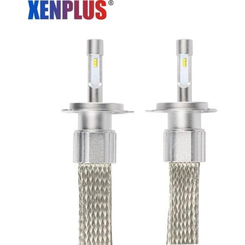 Xenplus H4 LED H3 Headlight HB3 HB4 H7 H1 H11 D2S 880 H27 9005 9006 9007 Super bright 8000LM 60W 12V ZES Chips Auto lamp bulb