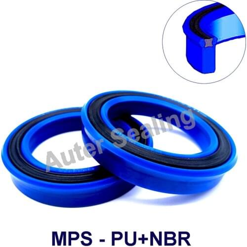 MPS SEAL U Ring d* D* H d =13 mm - 35 mm Rod and Piston ring Loaded U Cup Polyurethane (PU) with Nitrile (NBR70) X-Ring
