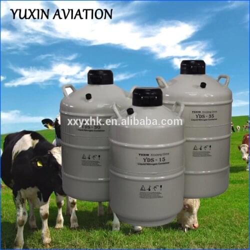 High quality cryogenic nitrogen dewar flask for liquid nitrogen frozen semen ai animal biological liquid nitrogen storage tank
