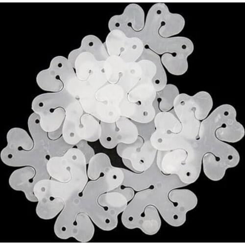 10pcs Flower Balloons Clip Baloon Globos Flor Balloons Decoration Accessories Plum Clip Practical Foil Balloons Sealing Clamp