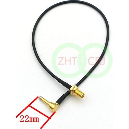 10pcs SMA female bulkhead TO MS156 RF Pigtail Jumper RG174 cable