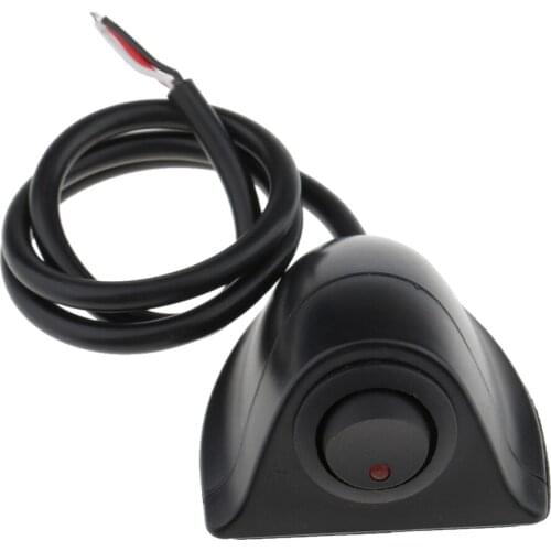 12V 5A ON/OFF LED Dot Indicator Light Switch Button For Car Boat Trailer RV