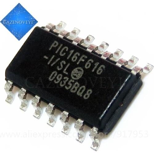 5pcs/lot PIC16F616-I/SL PIC16F616 SOP-14 In Stock
