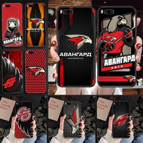 Avangard Ice hockey game Phone case For Xiaomi Mi Max Note 3 A2 A3 8 9 9T 10 Lite Pro Ultra black 3D prime art cover luxury