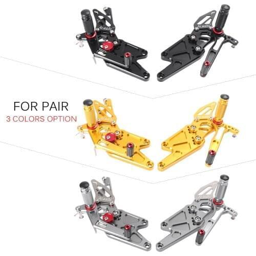 CNC Adjustment Rider Rearset Rear Set Footpegs For Yamaha MT-03 MT-25 2015 Motorcycle Spare