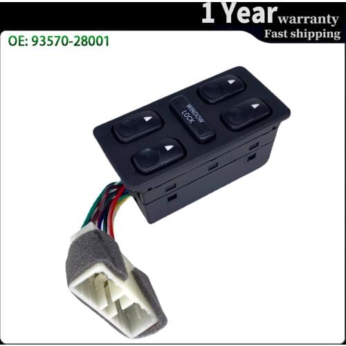 Driver Side Window Lifter Regulator Control Switch Console For Hyundai Elantra Galloper 1992 1993 1994 93570-28001 9357028001