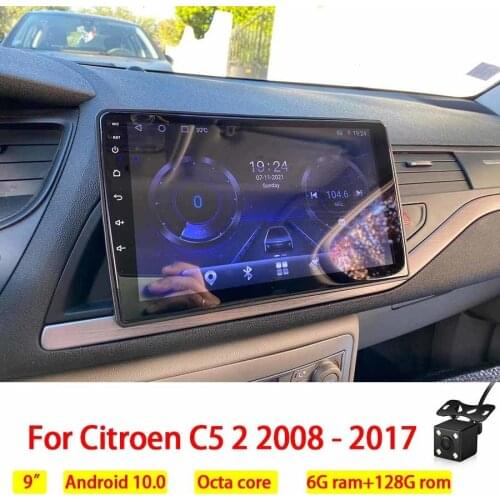 Android 10 Octa-Core Head Unit In Dash Car Radio Multimedia Video Player Navigation GPS For Citroen C5 2 2008 - 2017 Stereo 2din
