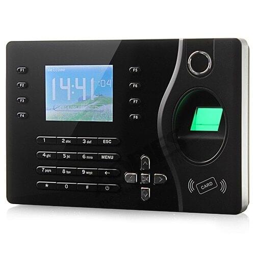 HOMSECUR New Biometric Fingerprint Attendance Time Clock With RFID Card Reader+TCP/IP+USB