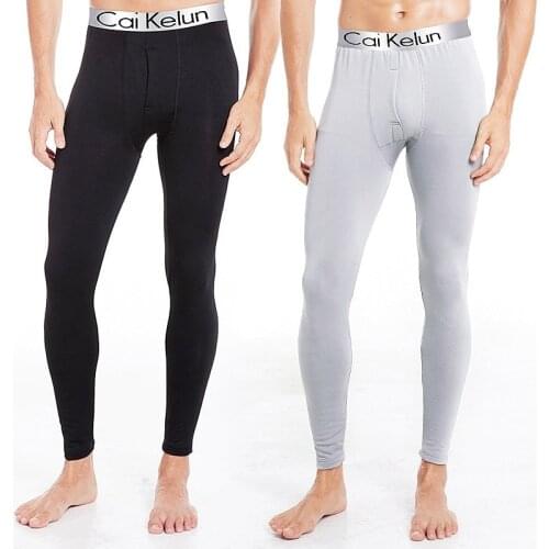 Long Johns Men Thermal Underwear Winter Warm Velvet Thermal Pants Male Autumn Soft Leggings Mens Thermo Clothes Underwear