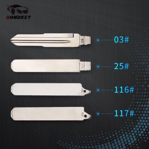 Dandkey Flip Key For Honda Accord Fit Civic City Odyssey #25 #03 #116 #117 Floding VVDI JMD Key Blade Blank Car Remote Key