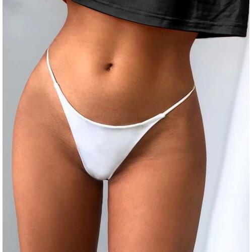 M-XL Cotton Bikini Panties T-back Thong Sexy Low Waist Women Underwear G-String Underpants Femlae Lingerie Thong Underwear