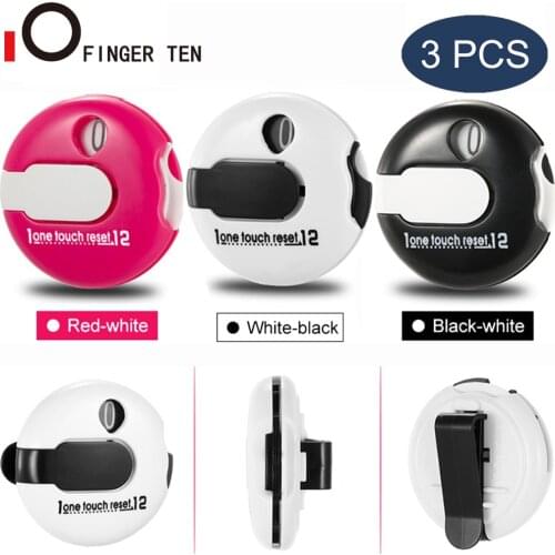 Golf Stroke Counter Mini Outdoor Device Plastic Indicator Cumulative Score Count Device Reset Golf Sports Counters Finger Ten
